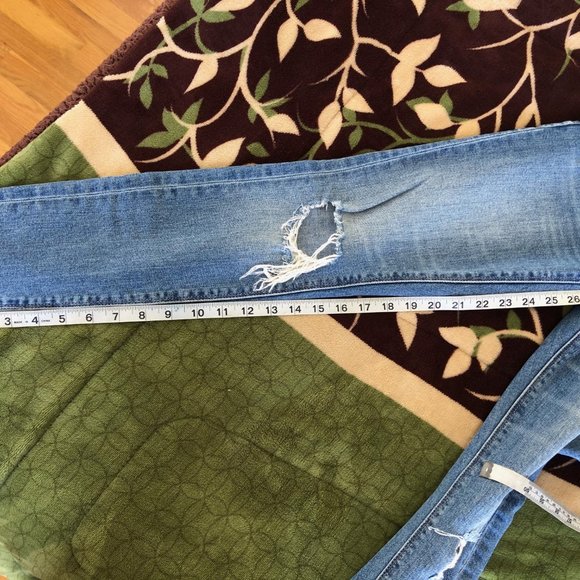 Lucky Brand Charlie Skinny Distressed Jeans - Picture 9 of 10